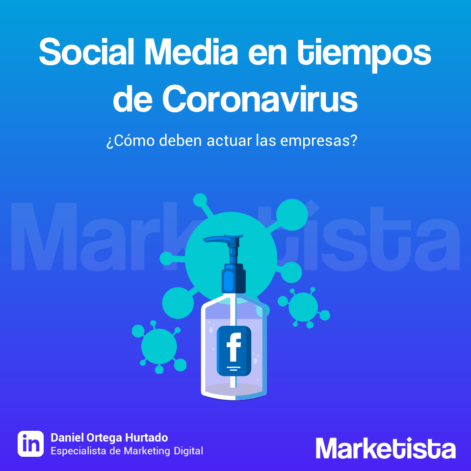 Social media Coronavirus consejo empresa marketista